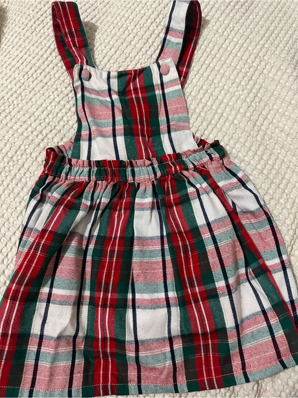 Tommy Bahama Plaid Pinafore dress